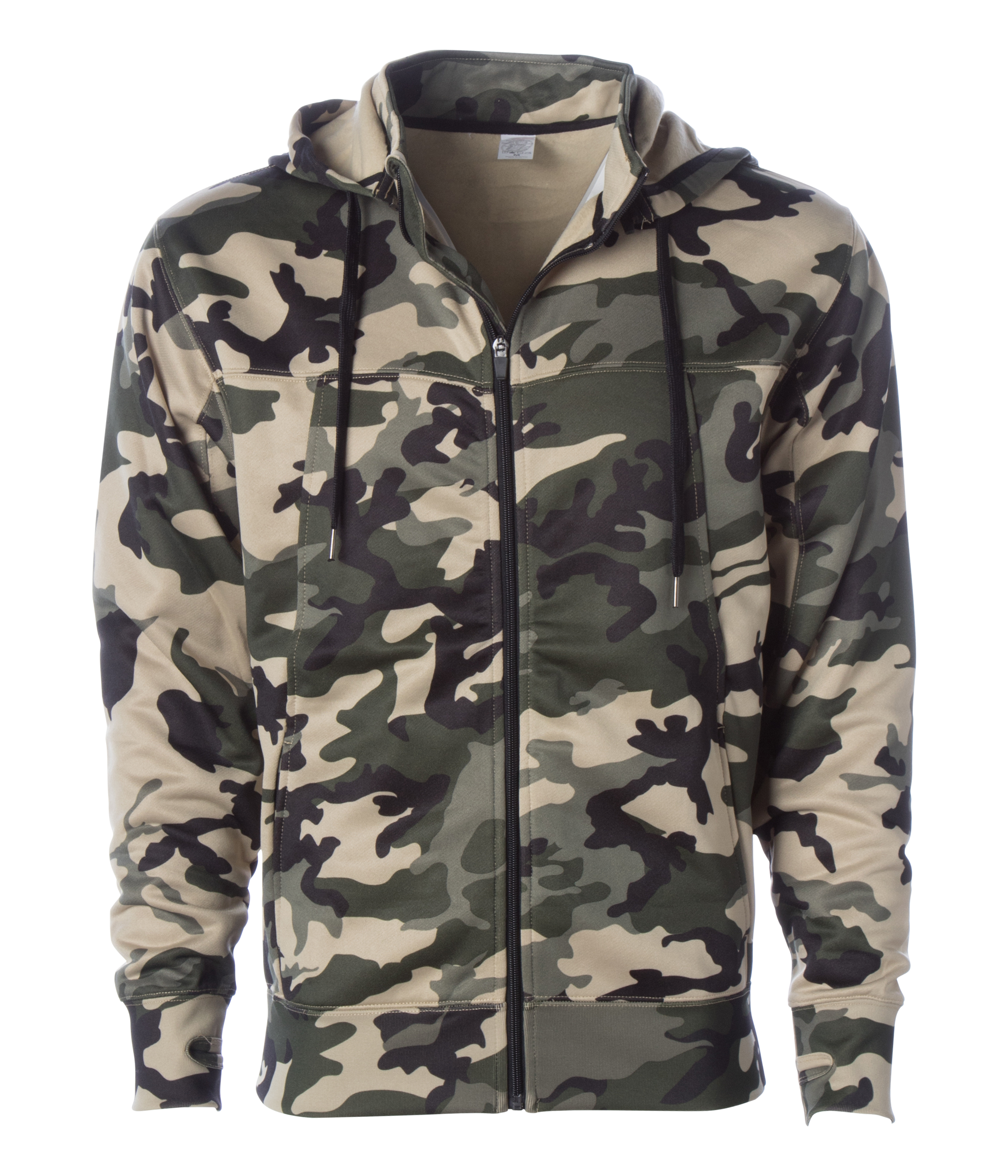 EXP80PTZ  - Poly-Tech Zip Hooded Sweatshirt