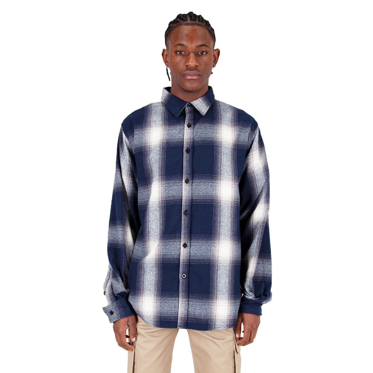 Plaid Flannel Overshirt