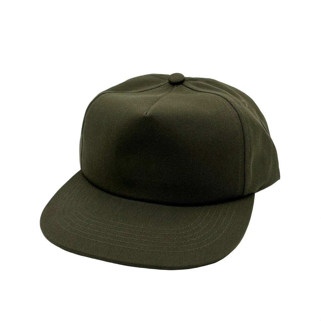 GNV-011 - CVC 5 Panels Unstructured Flat Bill Cap