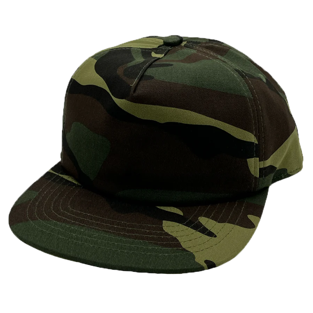 GNV-1040SB - 5 Panels Mid Profile Flat Bill