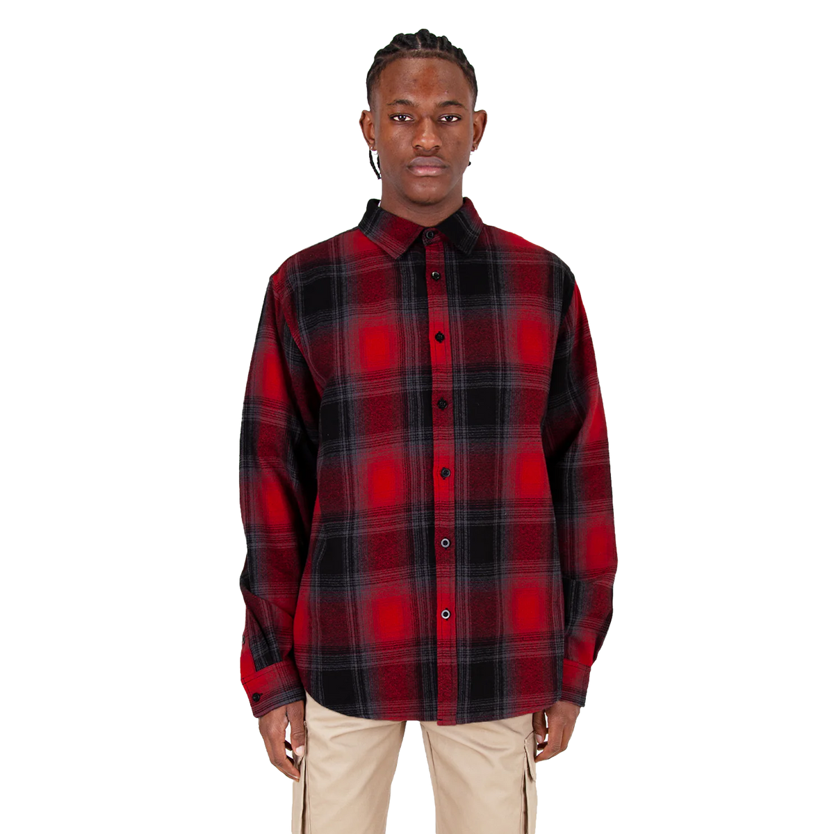 Plaid Flannel Overshirt
