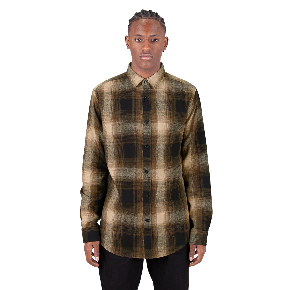 Plaid Flannel Overshirt