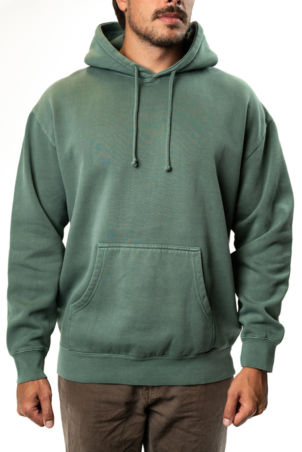 IND4000PD - Heavy Weight Pigment Hooded Pullover - Private Agent DND