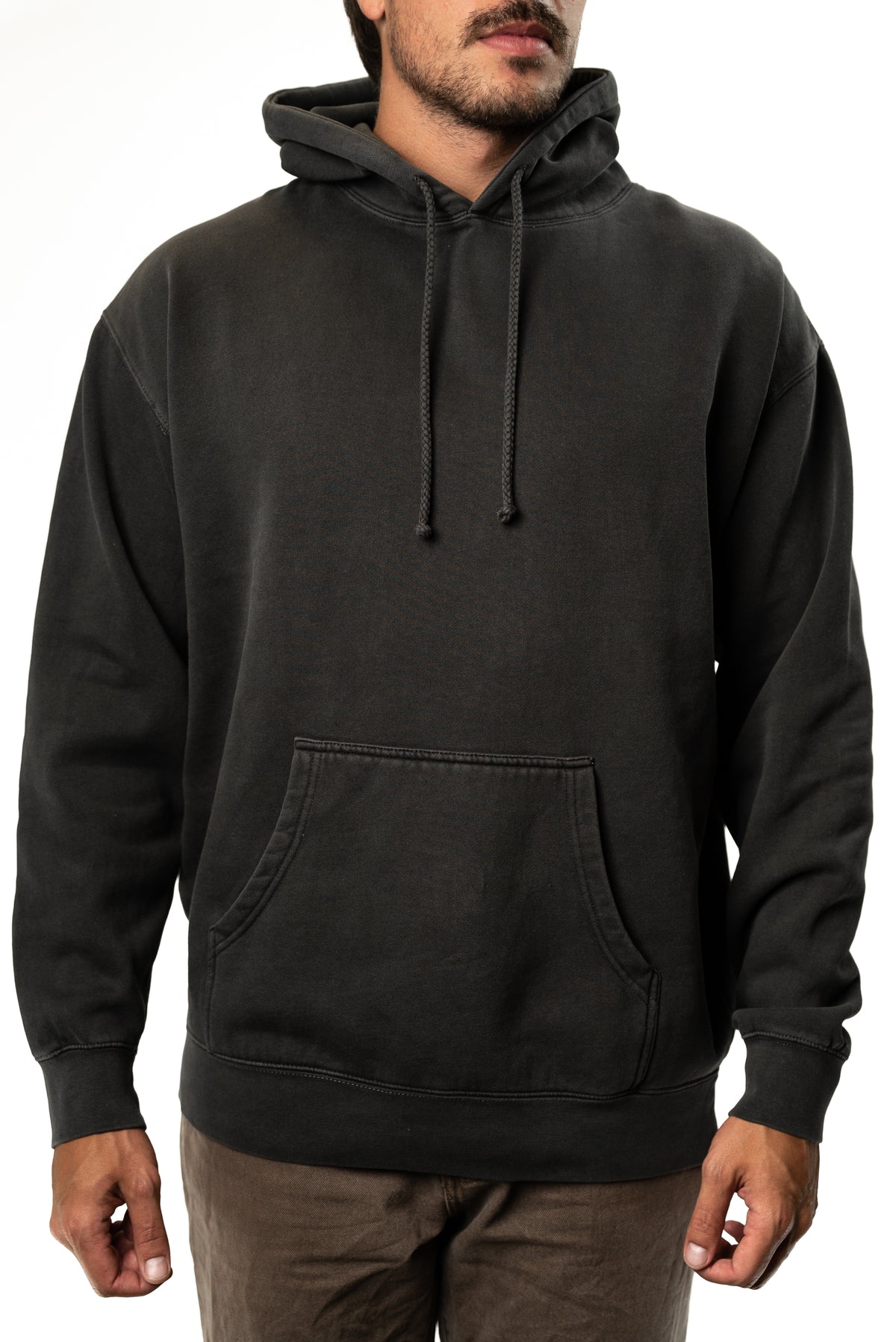 IND4000PD - Heavyweight Pigment Hooded Pullover