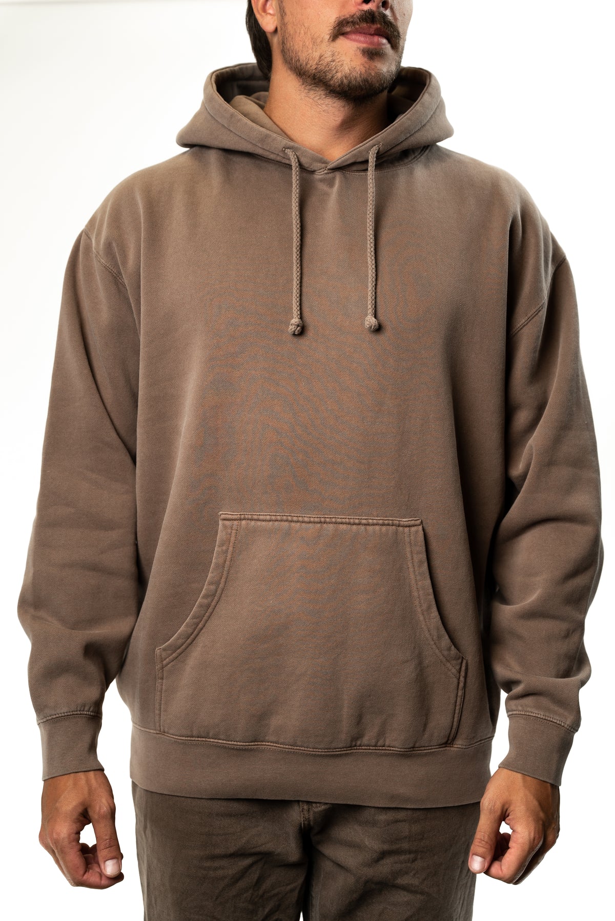 IND4000PD - Heavy Weight Pigment Hooded Pullover