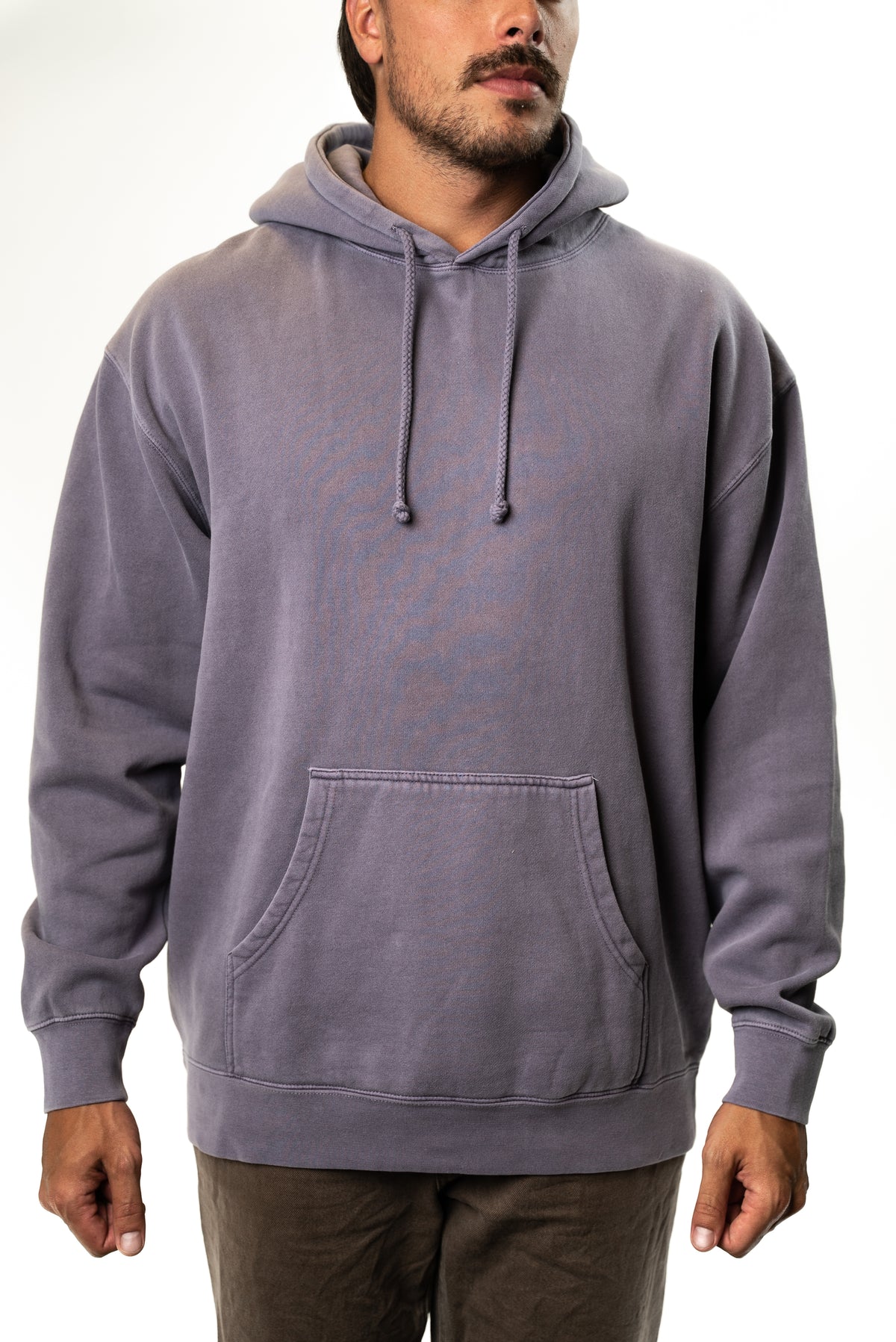 IND4000PD - Heavyweight Pigment Hooded Pullover