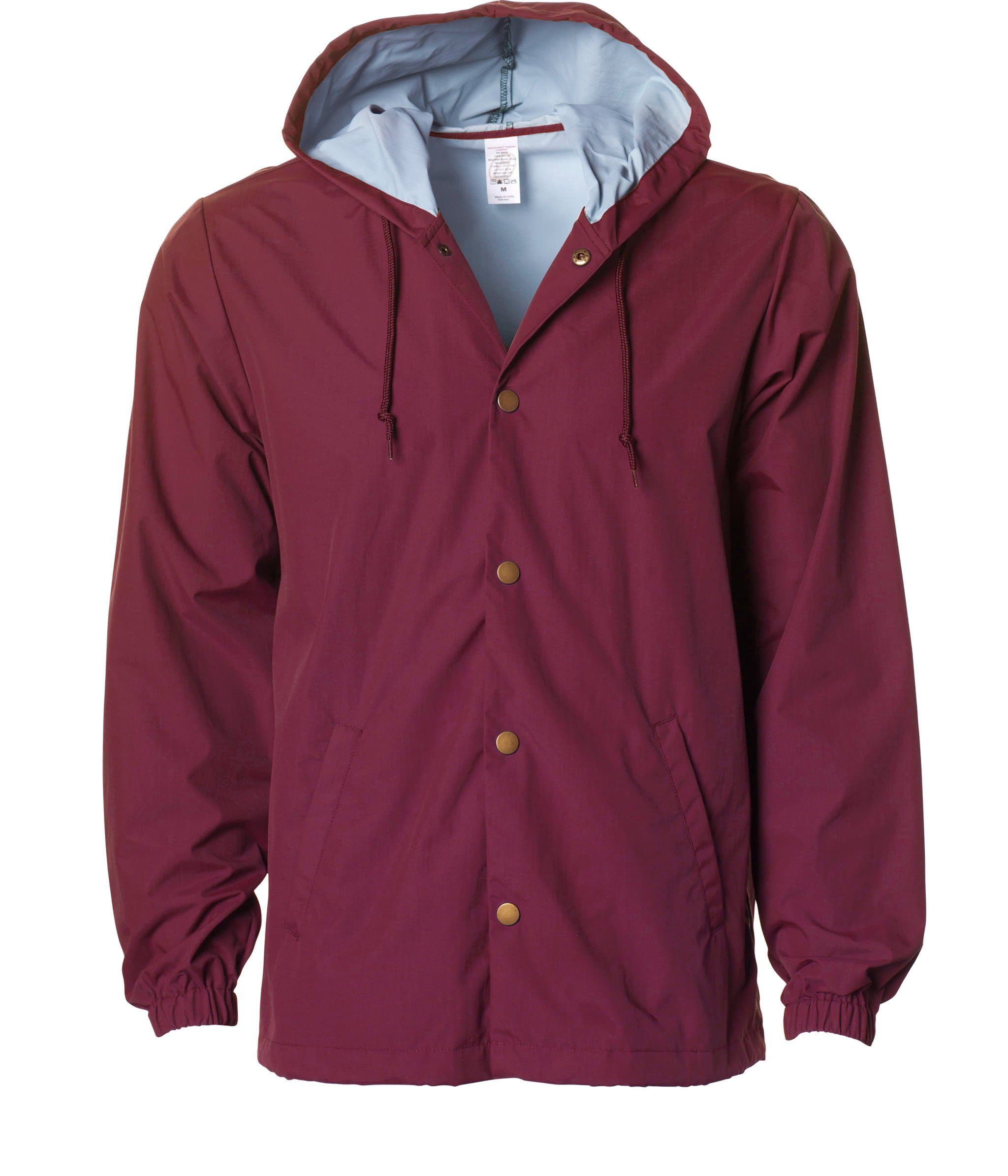 EXP95NB - Water Resistant Hooded Windbreaker Coaches Jacket