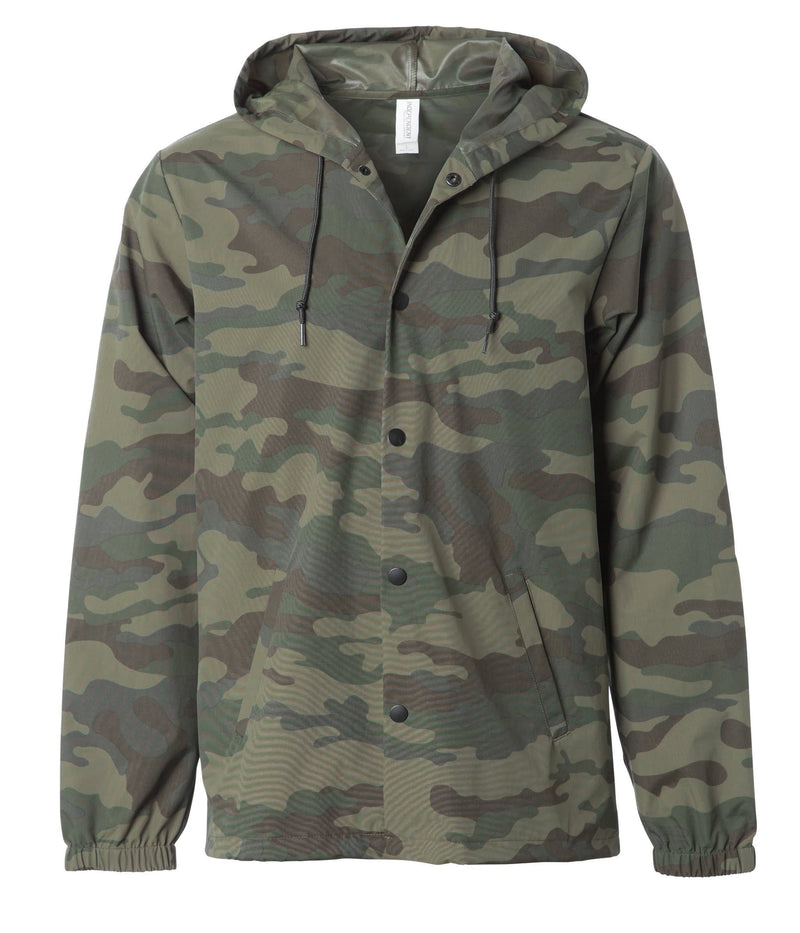 EXP95NB - Water Resistant Hooded Windbreaker Coaches Jacket