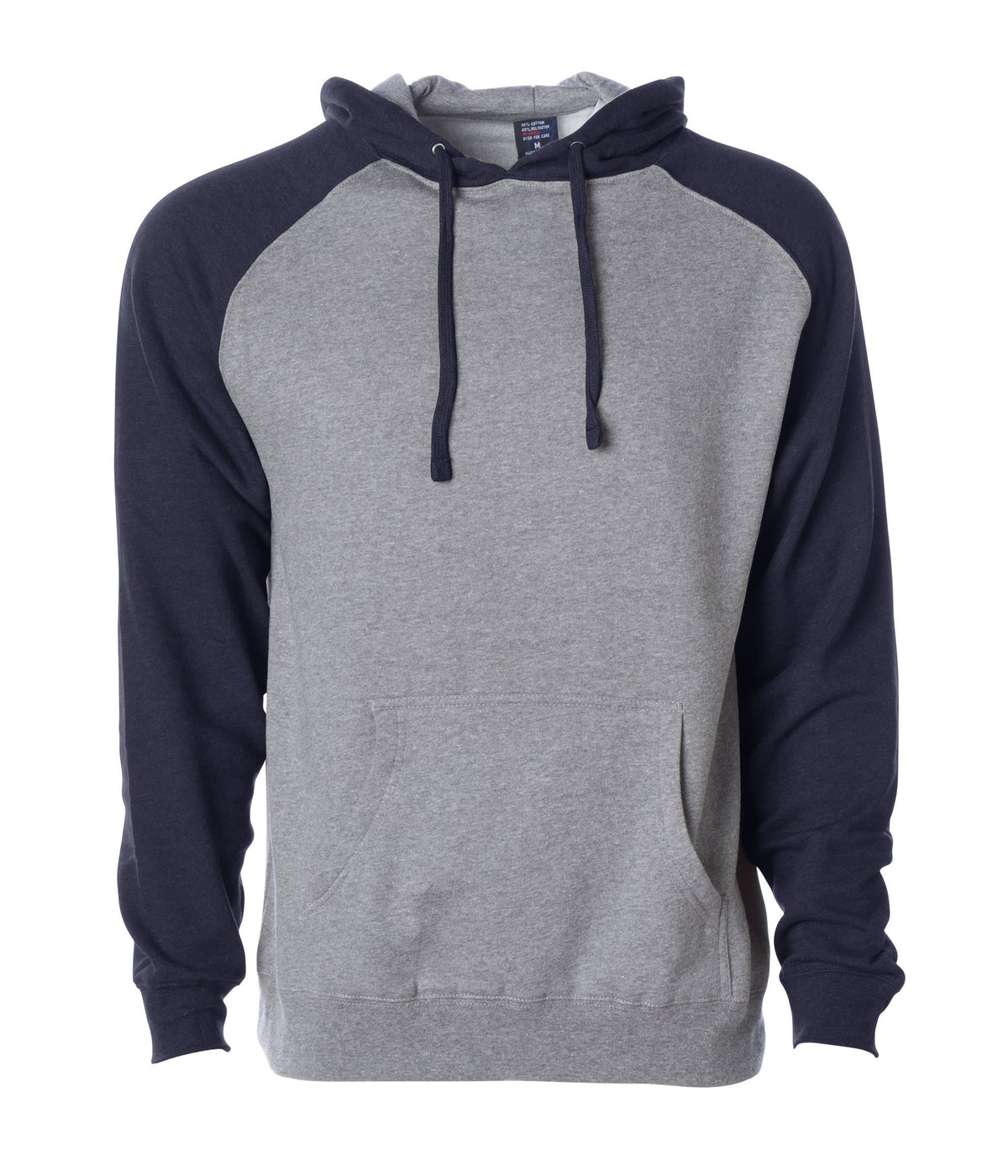 IND40RP - Raglan Hooded Pullover Sweatshirt