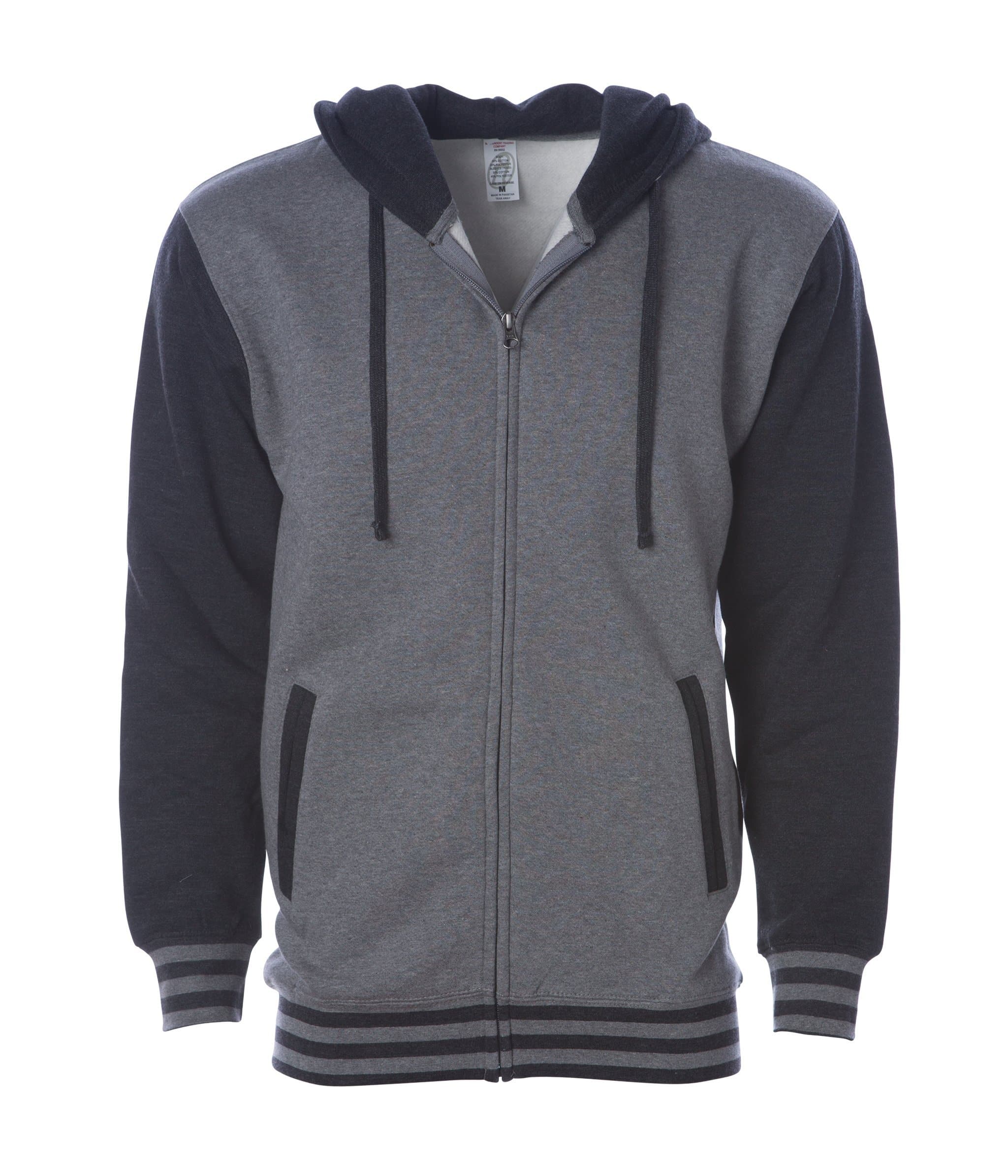 IND45UVZ - Unisex Heavyweight Varsity Zip Hood
