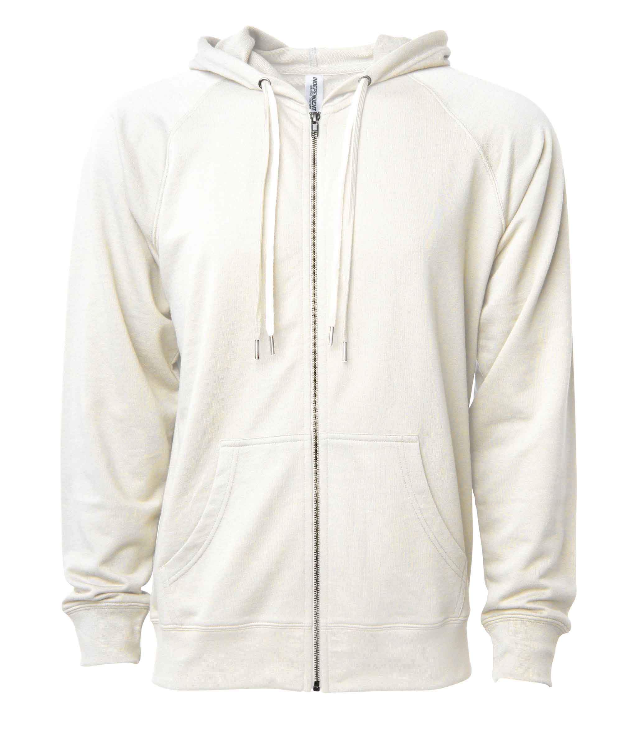 SS1000Z - Unisex Lightweight Loopback Terry Ziphood