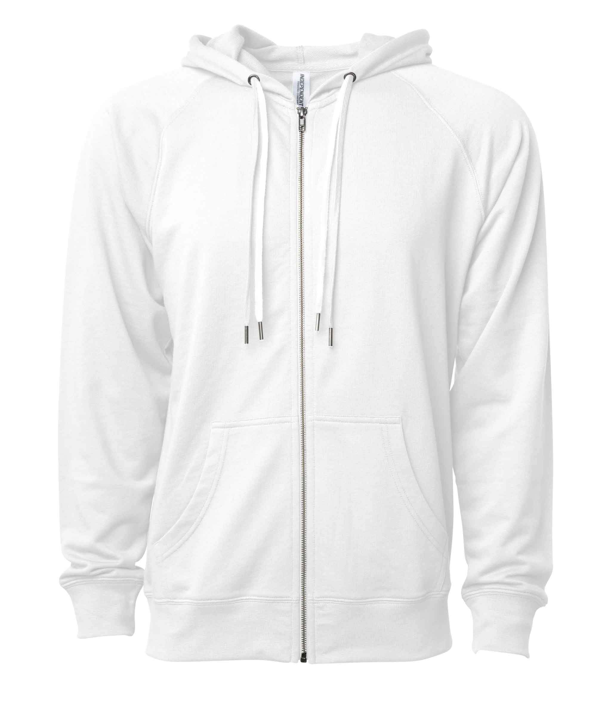SS1000Z - Unisex Lightweight Loopback Terry Ziphood