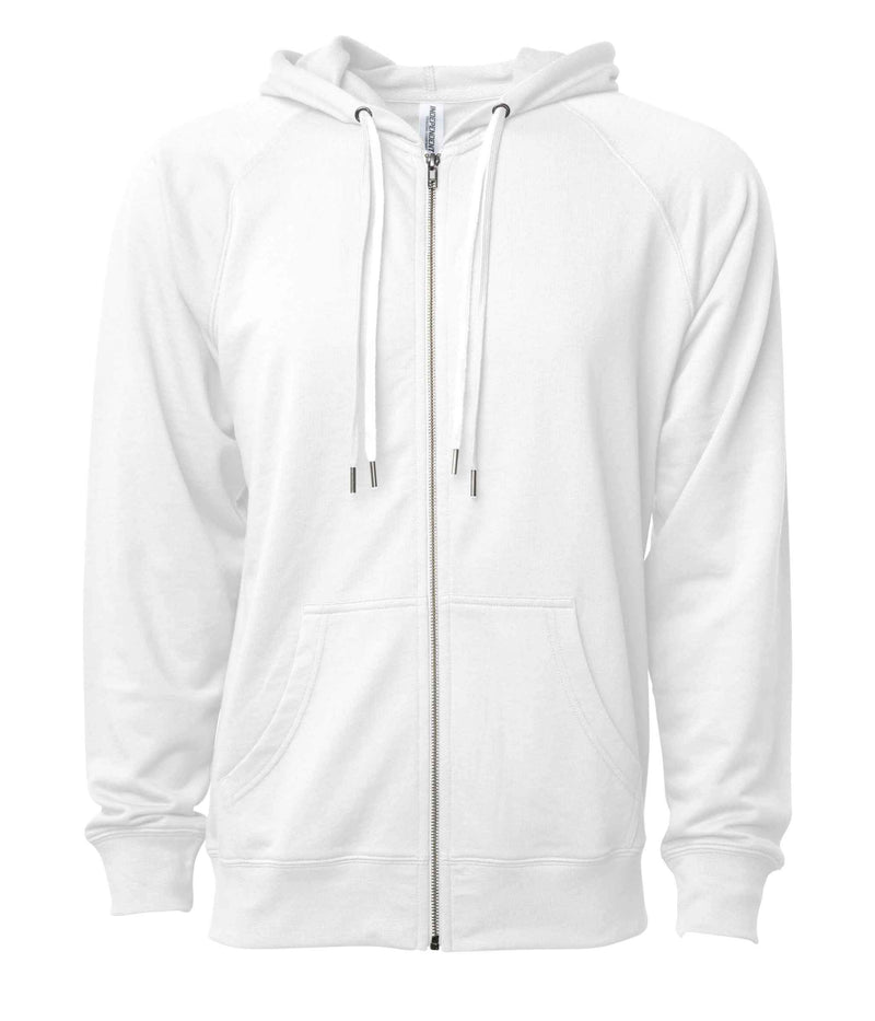 SS1000Z - Unisex Lightweight Loopback Terry Ziphood