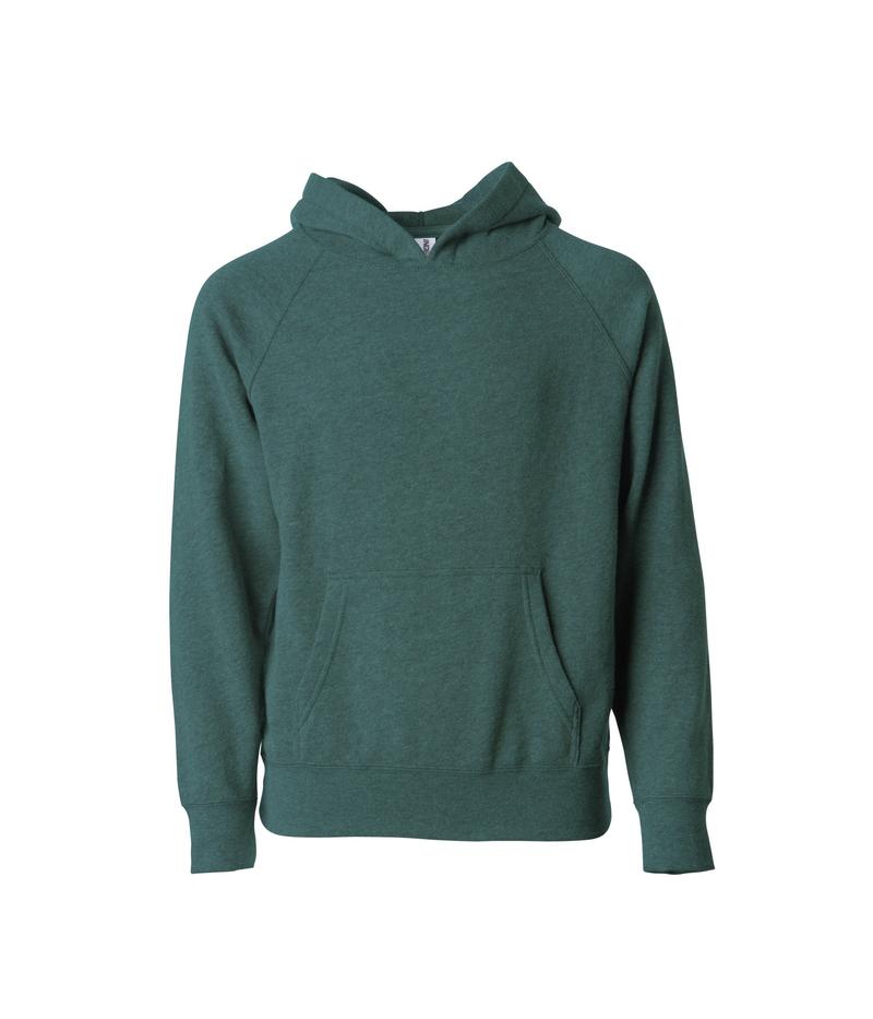 PRM10TSB - Toddler Lightweight Special Blend Raglan Hooded Pullover