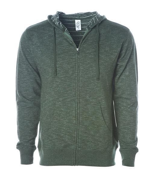 PRM22BZ - Men's Baja Stripe French Terry Zip Hood