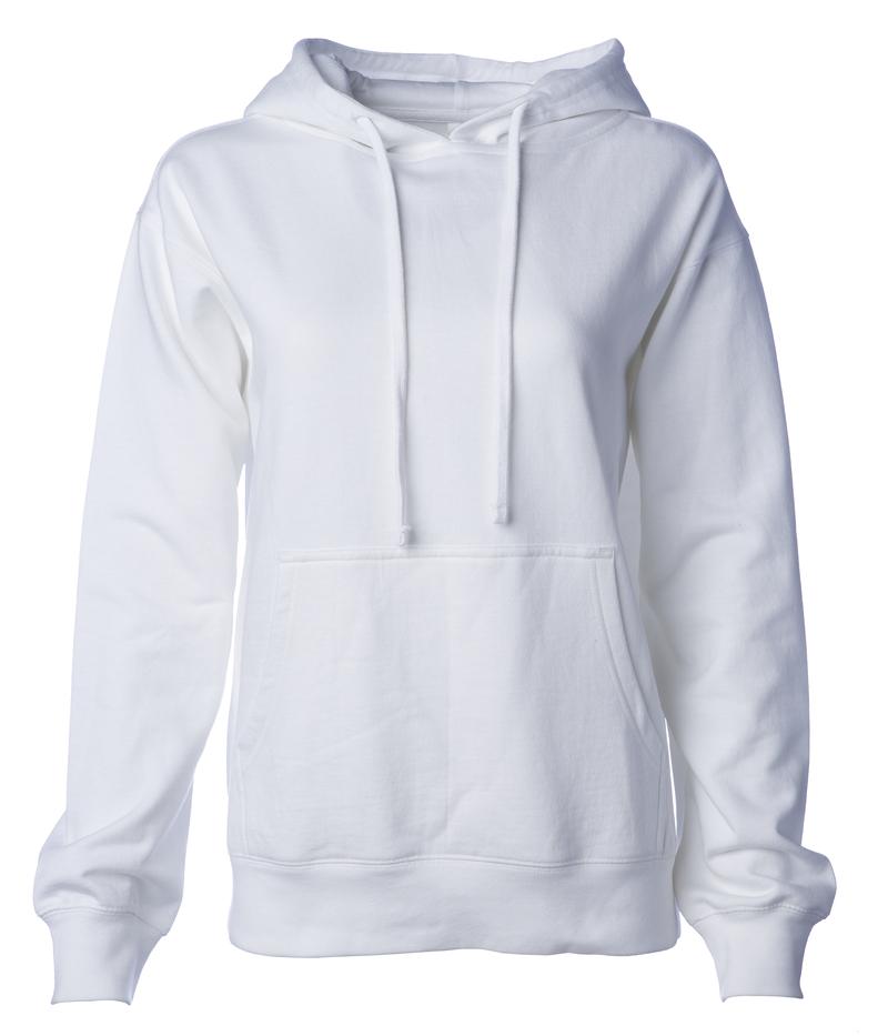 SS008 - Women&#39;s Midweight Hooded Pullover Sweatshirt