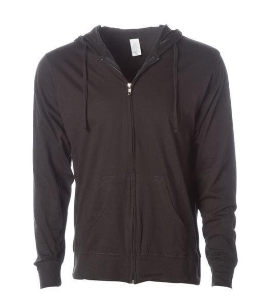SS150JZ - Lightweight Jersey Zip Hood